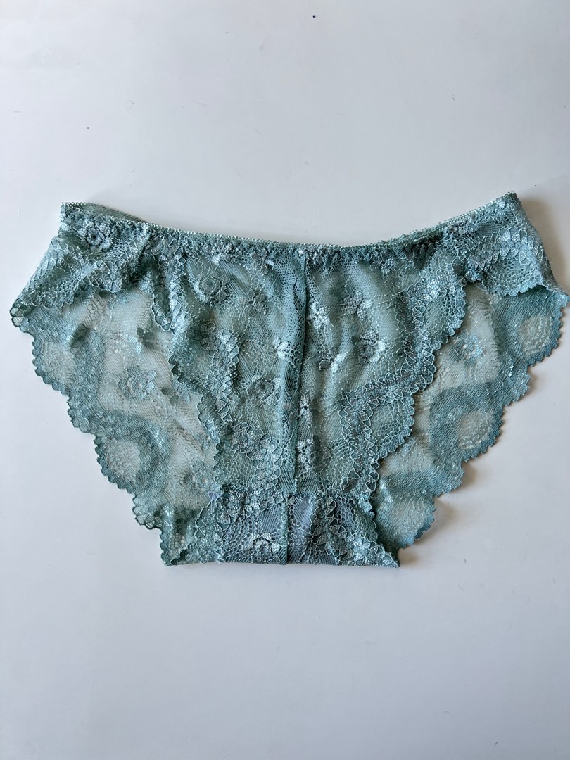 Sexy Green lace panties, Women's Fashion, New Undergarments ...