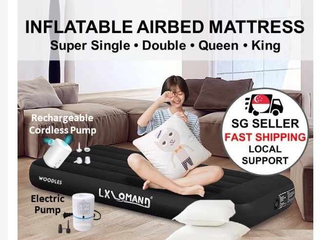 King size inflatable mattress camping hotsell