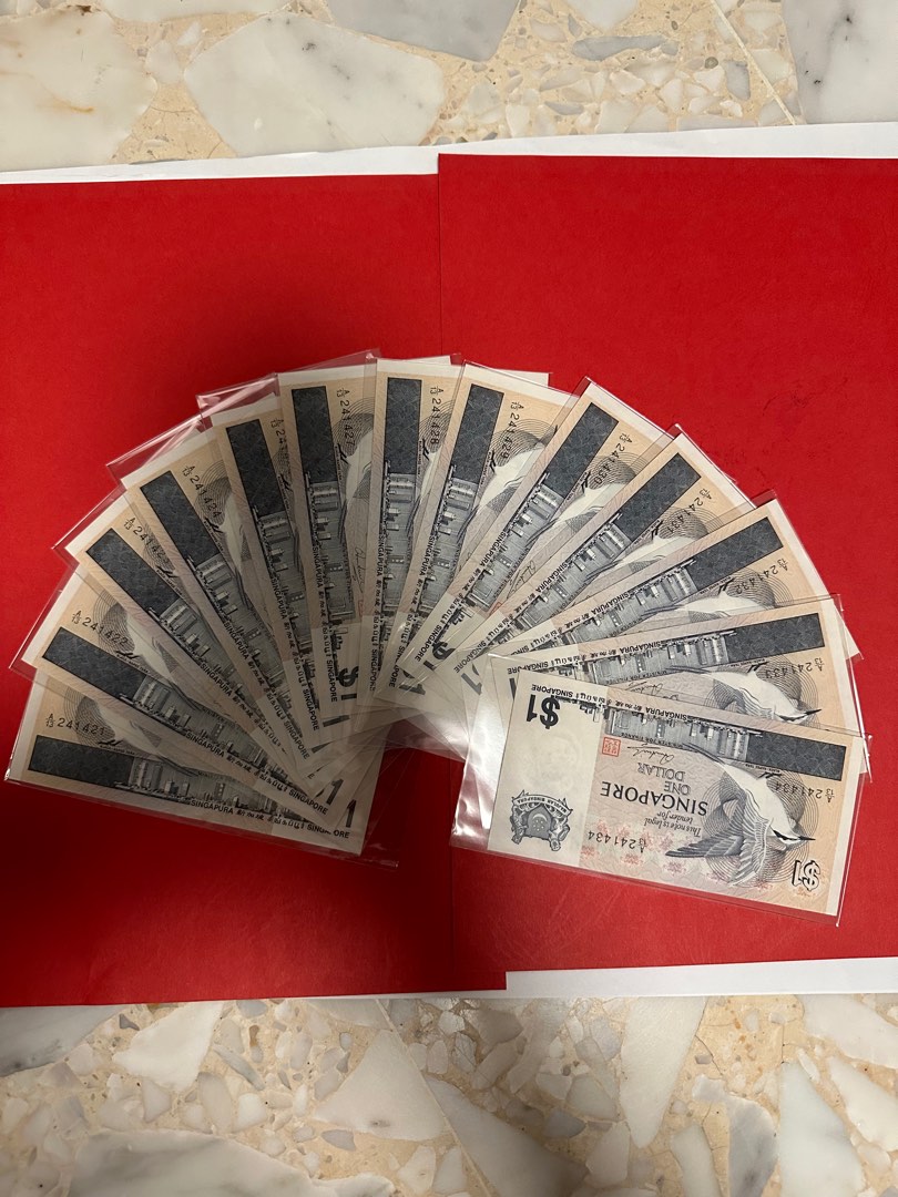 Singapore Bird series $1 banknote Hobbies Toys Memorabilia