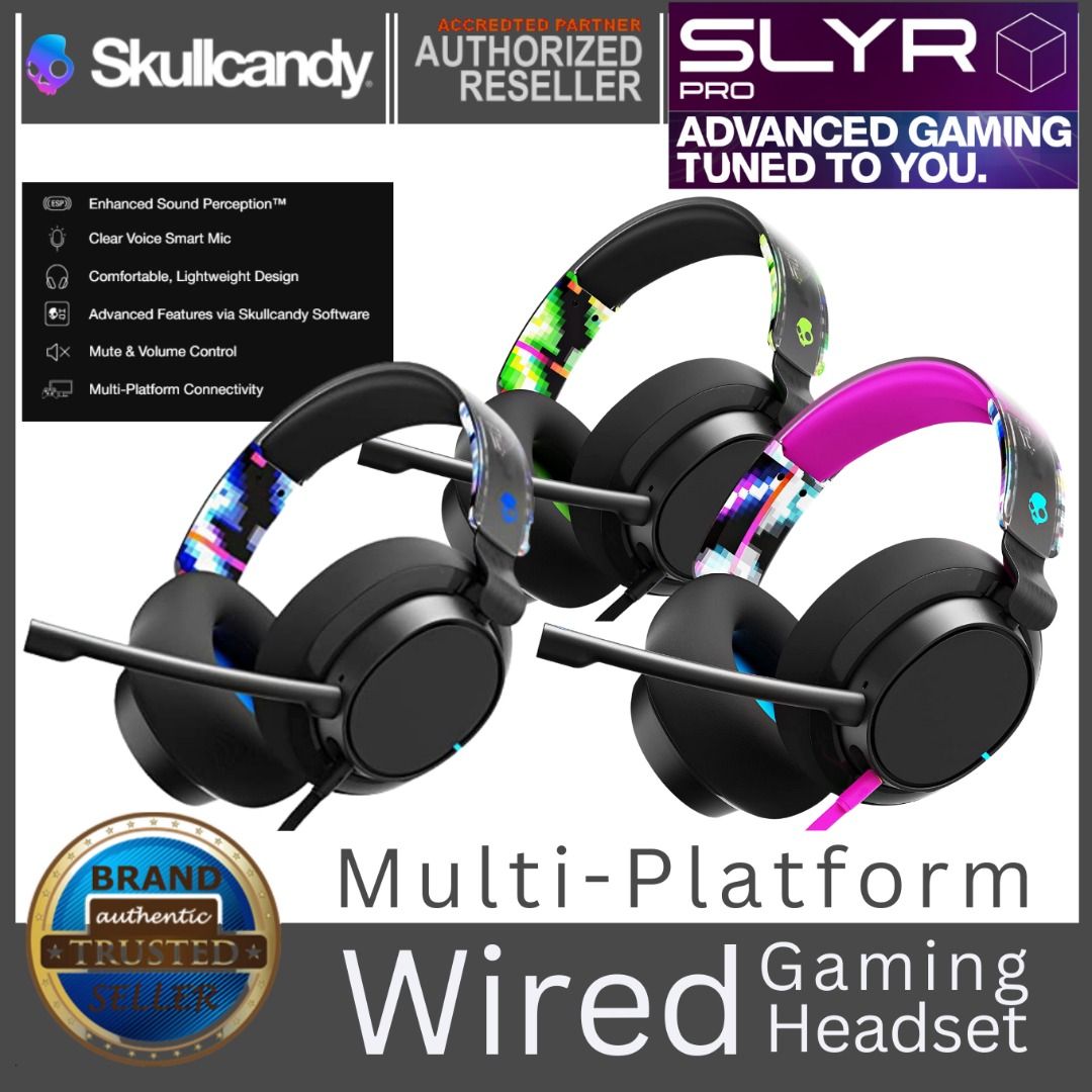Skullcandy SLYR Multi-Platform Gaming Headset - Blue DigiHype