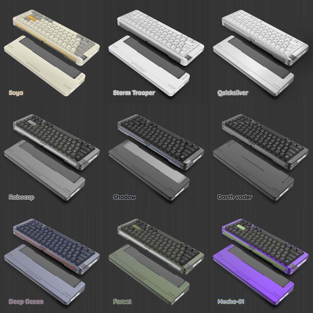 [In Stock] Space65 III by Graystudio Burgundy 65 CNCmachined full