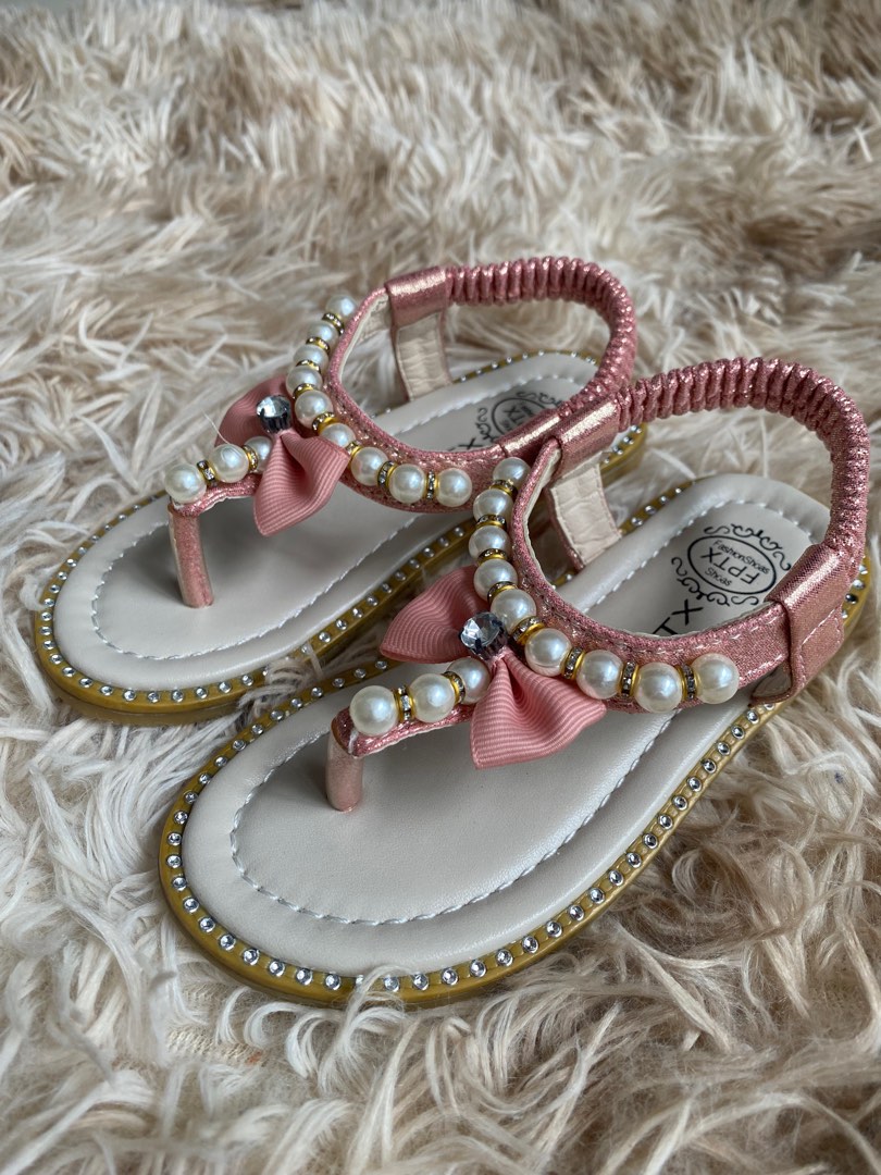 Sparkly pink sandals discount