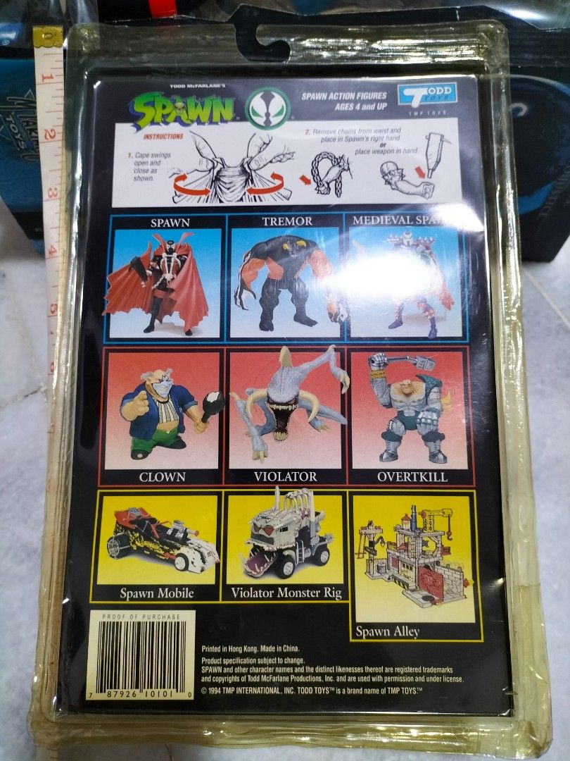 Spawn by Todd McFarlane 1994 With Comic Book, Hobbies & Toys, Toys ...