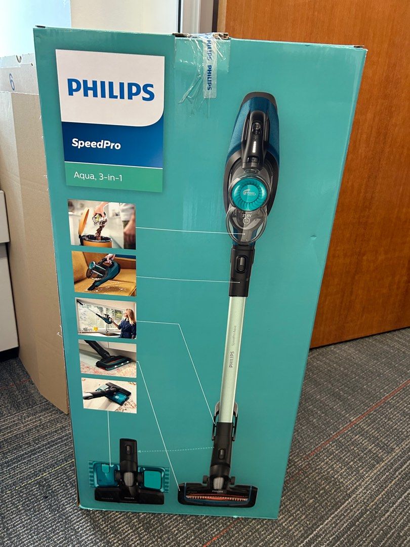 Philips SpeedPro Aqua Cordless Stick vacuum cleaner FC6728, TV & Home