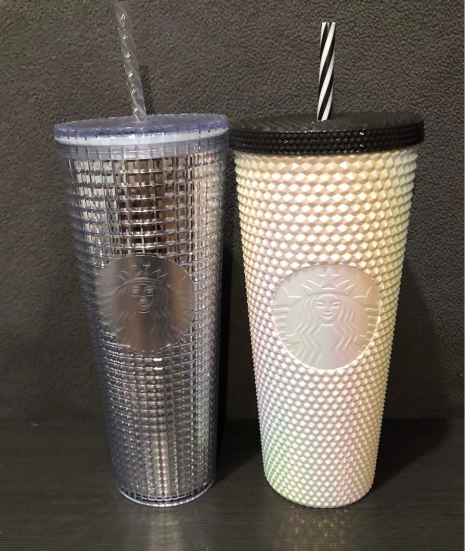 Starbucks Philippines Exclusive & Silver Grid Tumbler on Carousell