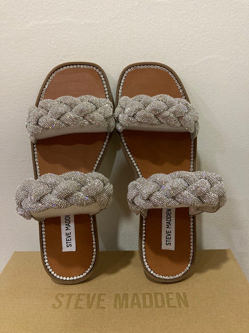 Rhinestone sandals discount steve madden