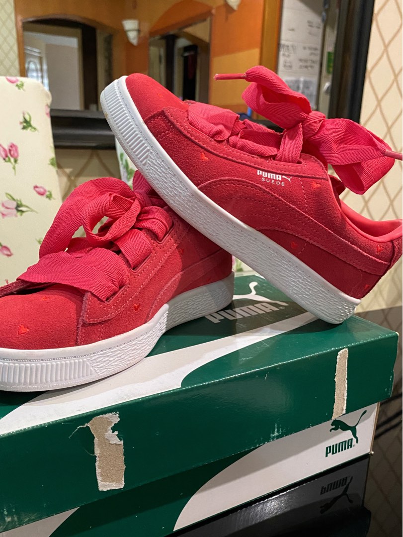 Suede heart valentine on sale