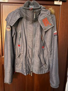 二手美品/superdryjpn極度乾燥/防風鋪棉/短板/保暖外套/xs/原價四千多台幣