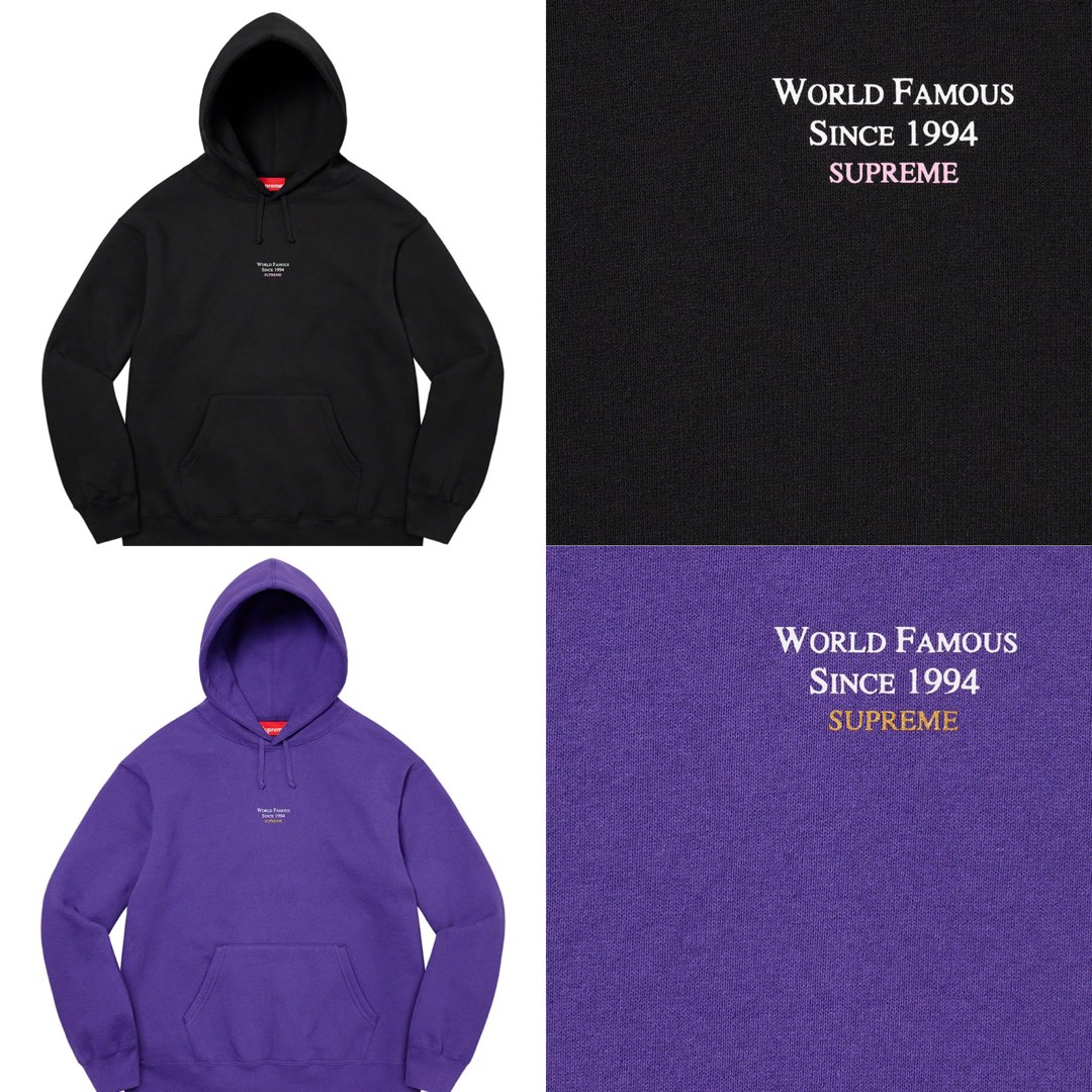 Supreme world shop famous 1994 hoodie