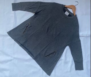 Sweater dress gray by Life is Basic