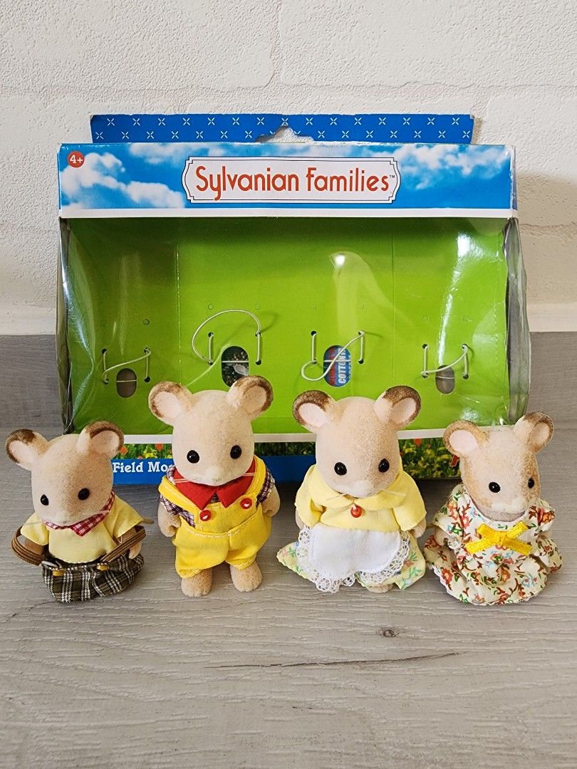 Sylvanian Families Vintage Field Mouse Figurines