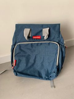 Tas Asi Traveling Popok Diaper Bag Backpack Fisher Price - Biru