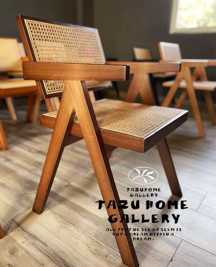 TAZU精選:出口法國印尼藤編工藝全實木懷舊型格挨背沙發椅,單人椅.藤椅