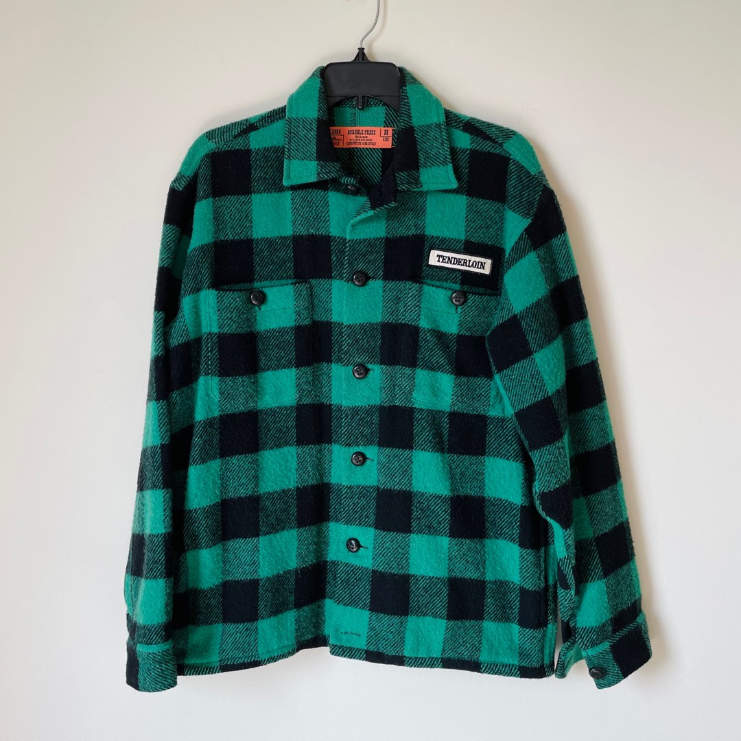 Tenderloin Japan Buffalo Jacket in green size M, 男裝, 外套及戶外