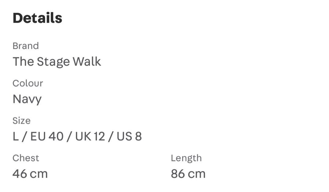 The Stage Walk Navy Dress Square Neck Tiered, Women's Fashion, Dresses