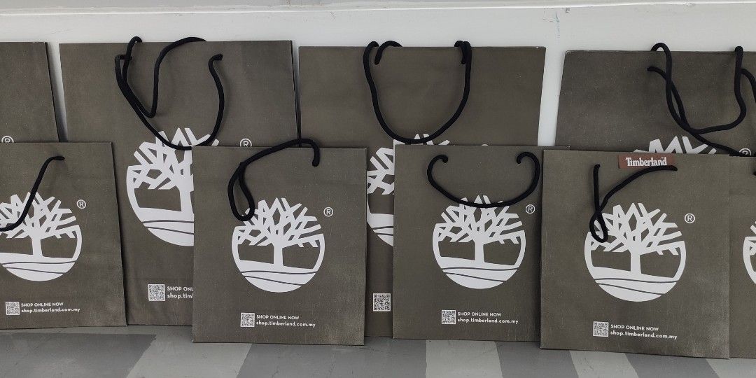 Timberland store shopping bag