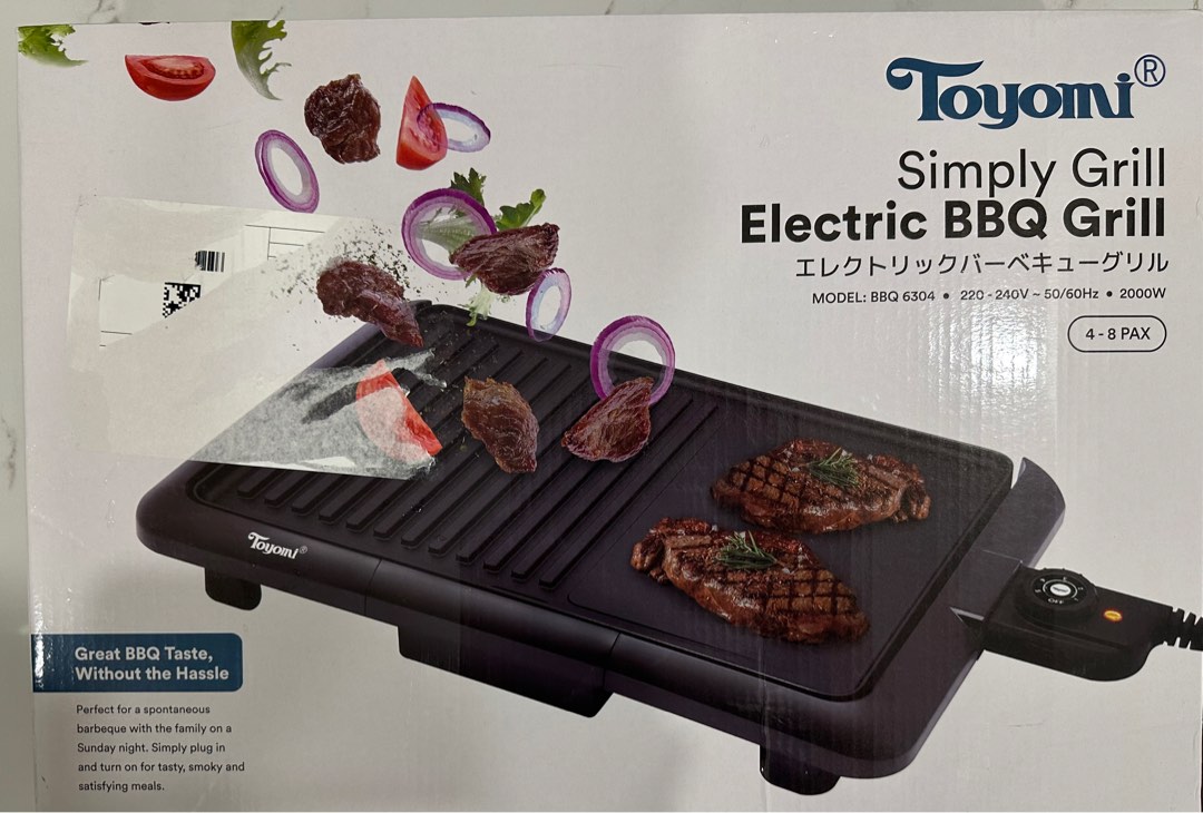 Toyomi Electric BBQ Grill, TV & Home Appliances, Kitchen Appliances