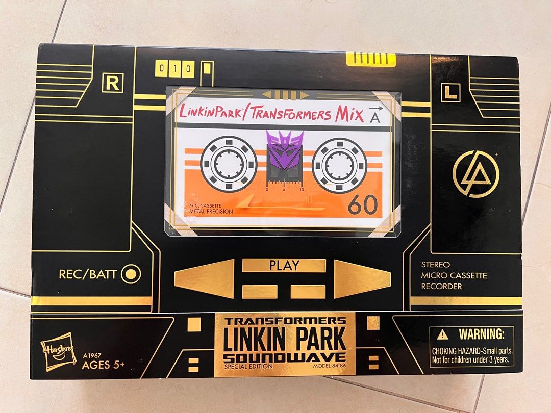 Transformers Linkin Park Soundwave, Hobbies & Toys, Toys & Games on Carousell