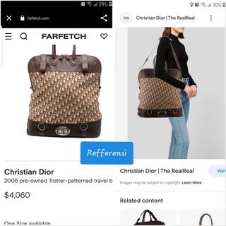 travel bag Dior monogram