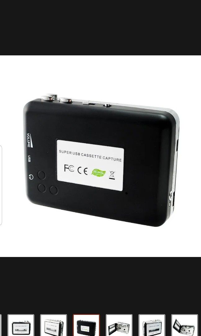 Docooler Portable Tape Player USB Cassettes Recorder Cassette To MP3 - View #2