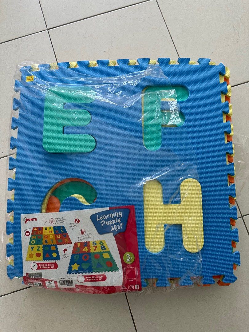 Used Baby Mat Puzzle Mat ABC Mat playmat, Babies & Kids, Infant