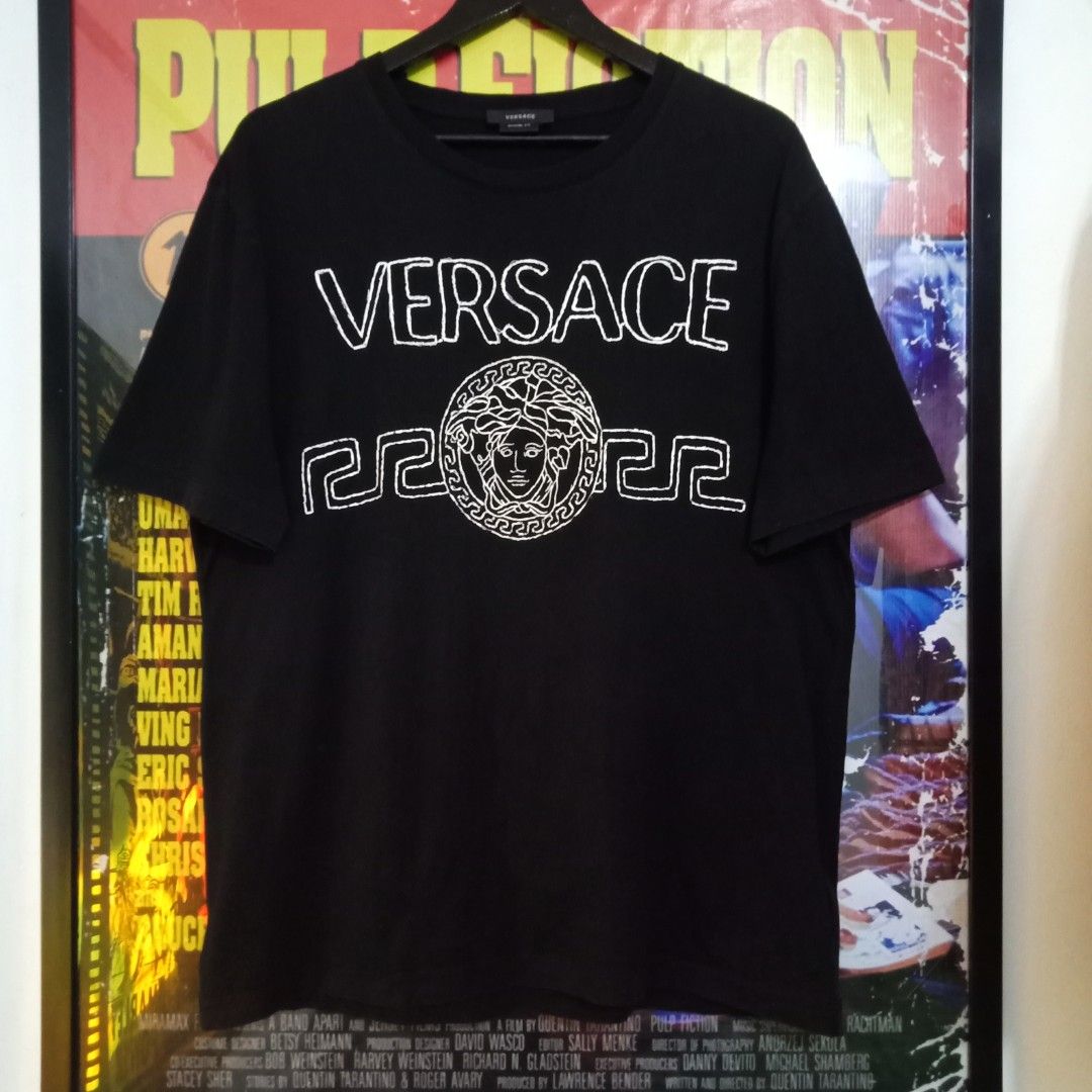 Gianni Versace Tshirt Medusa Logo, Men's Fashion, Tops & Sets, Tshirts &  Polo Shirts on Carousell
