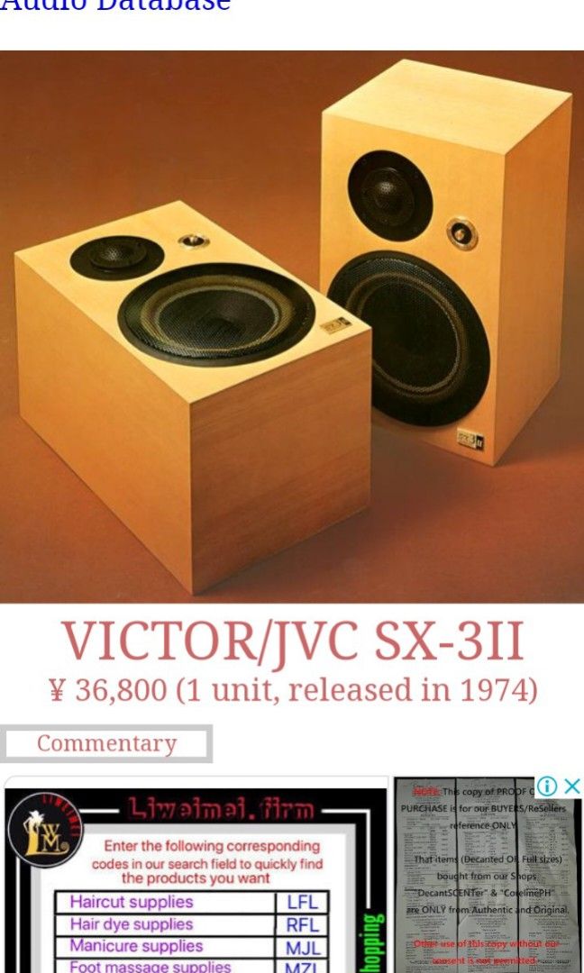 Victor speaker, Audio, Soundbars, Speakers & Amplifiers on Carousell