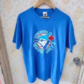 Toronto Blue Jays 1988 Vintage Blue T-shirt Size L MLB Baseball Single  Stitch