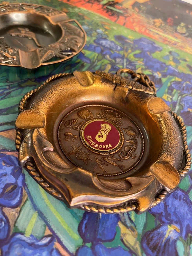 Vintage Copper Ashtray Australia & Singapore, Hobbies & Toys