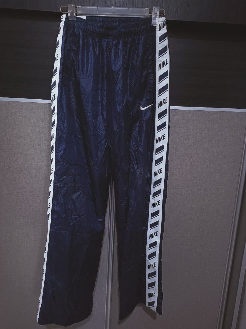 nike side tape track pants