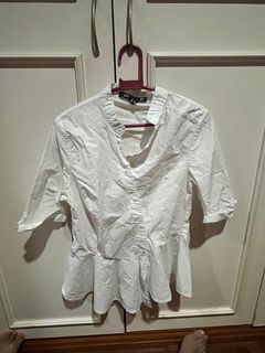 White office blouse