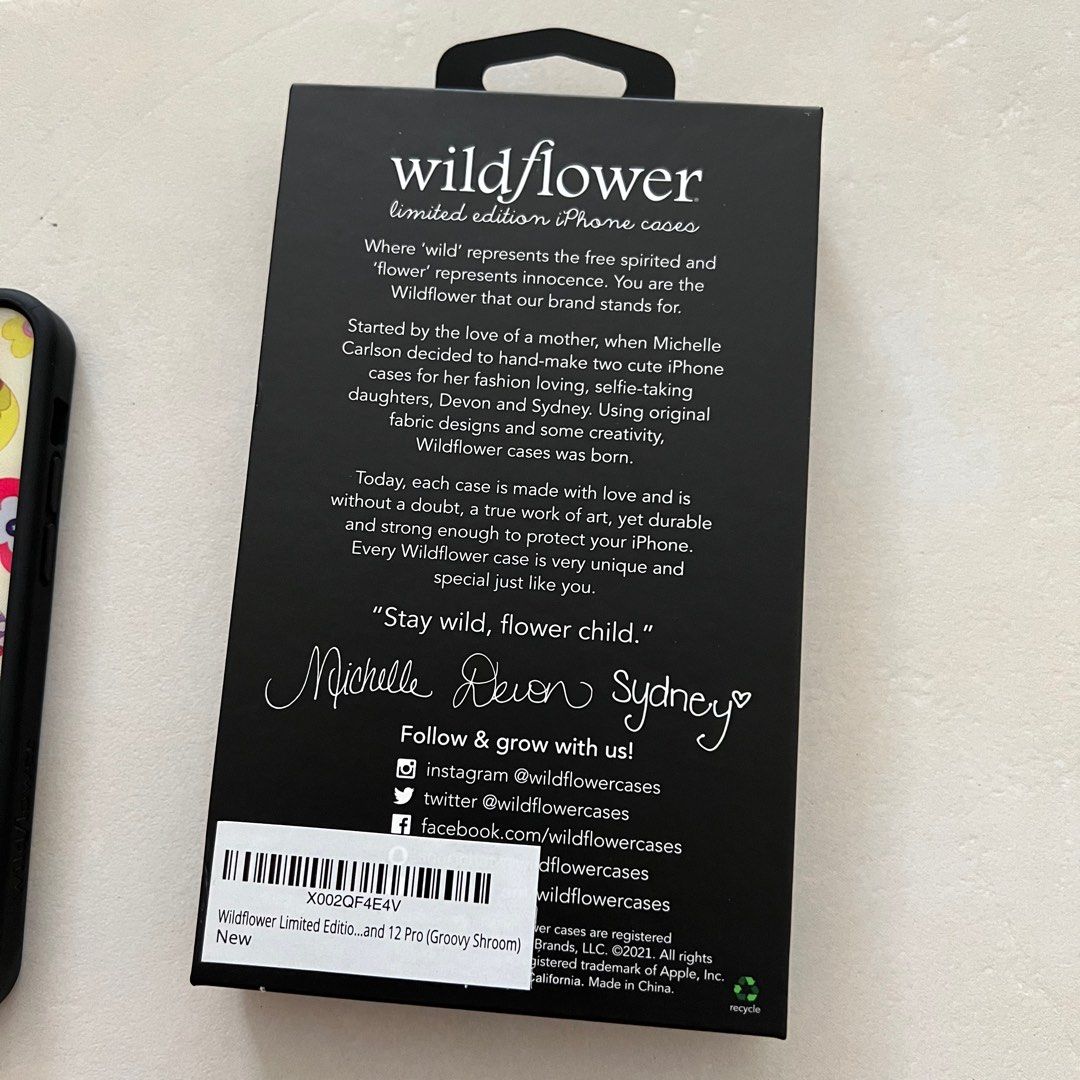 Wildflower Groovy Mushroom Case, Mobile Phones & Gadgets, Mobile