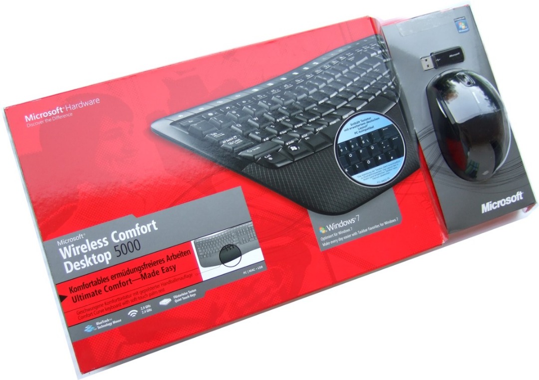 Wireless Comfort Desktop 5000 | Microsoft, Computers & Tech, Parts ...