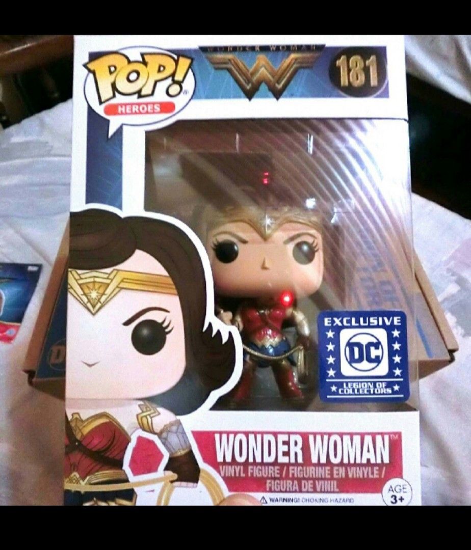 Wonder Woman and Doctor Maru Legion of Collectors Box DC Funko Pop ...