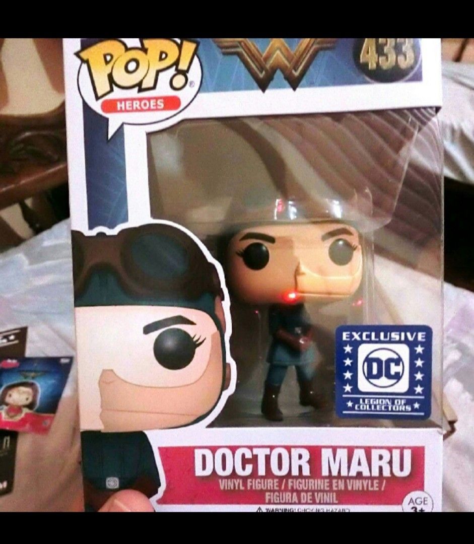 Wonder Woman and Doctor Maru Legion of Collectors Box DC Funko Pop ...