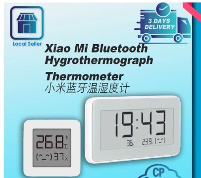 Bluetooth Thermometer Hygrometer, Mijia Thermometer Ink