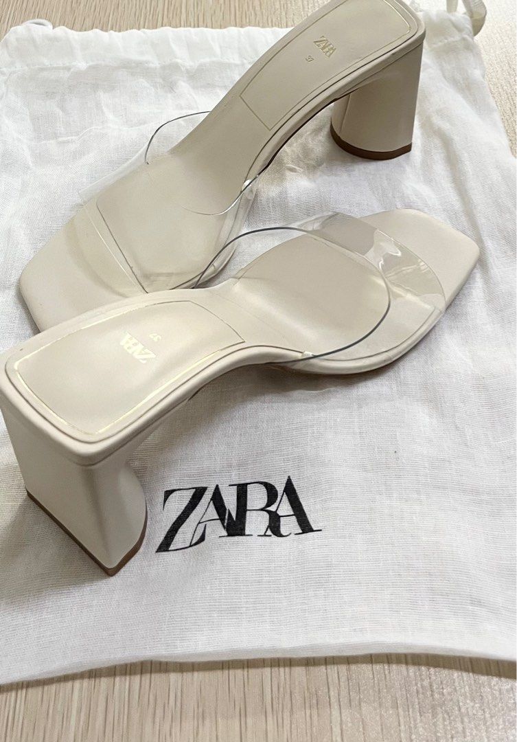 Zara Vinyl Sandals W/ Methacrylate Heel Transparent Upper Women's Size 9 |  Heels, Zara, Womens sizes