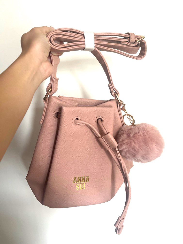 100% new Anna Sui hand bag bucket bag 大容量, 名牌, 手袋及銀包