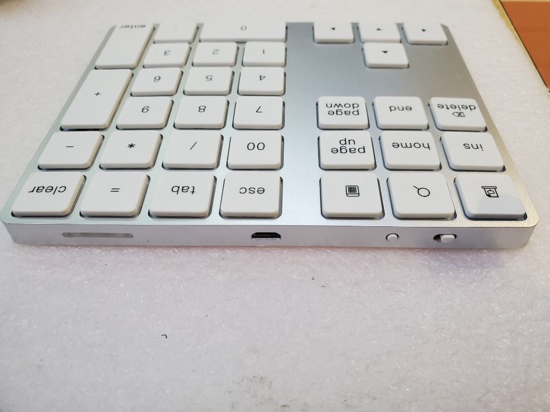 34-Key Bluetooth Numeric Keypad for MacBook, iMac, Windows Laptop ...