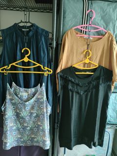 4pcs atasan blouse/tanktop/kutung