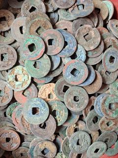 出土唐，宋古铜钱500枚, 500pcs  ancient Chinese coins
