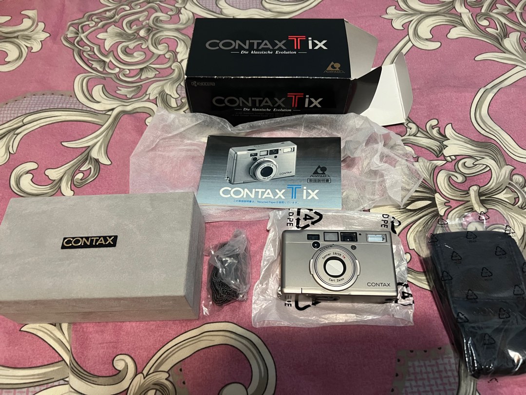 [收藏級別] [原廠全新機從未使用］Contax Tix 菲林相機, 攝影器材