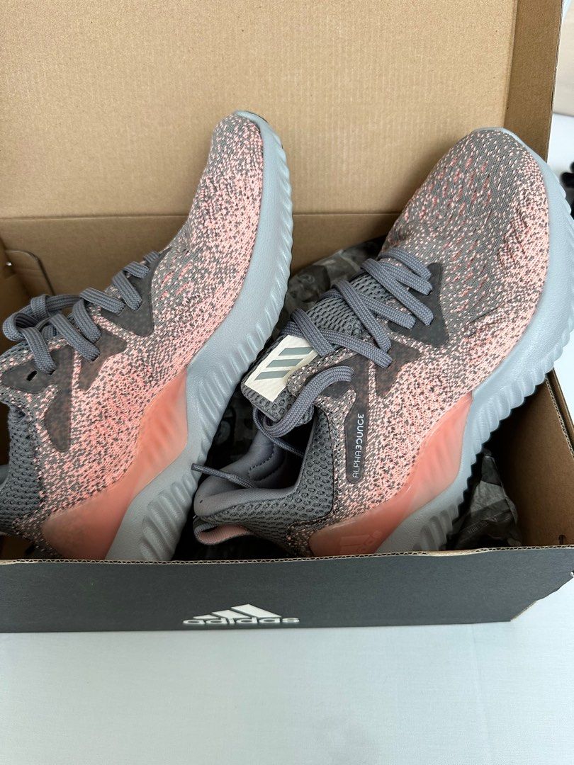 Adidas alphabounce pink grey top