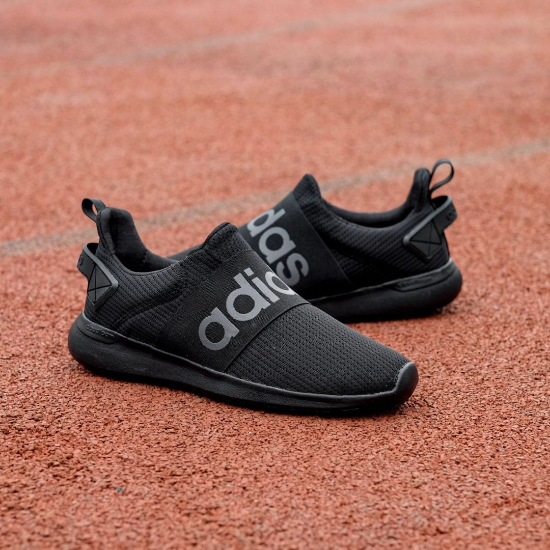 Adidas Cloudfoam Lite Racer Adapt BYD Slip On Triple Black Fesyen