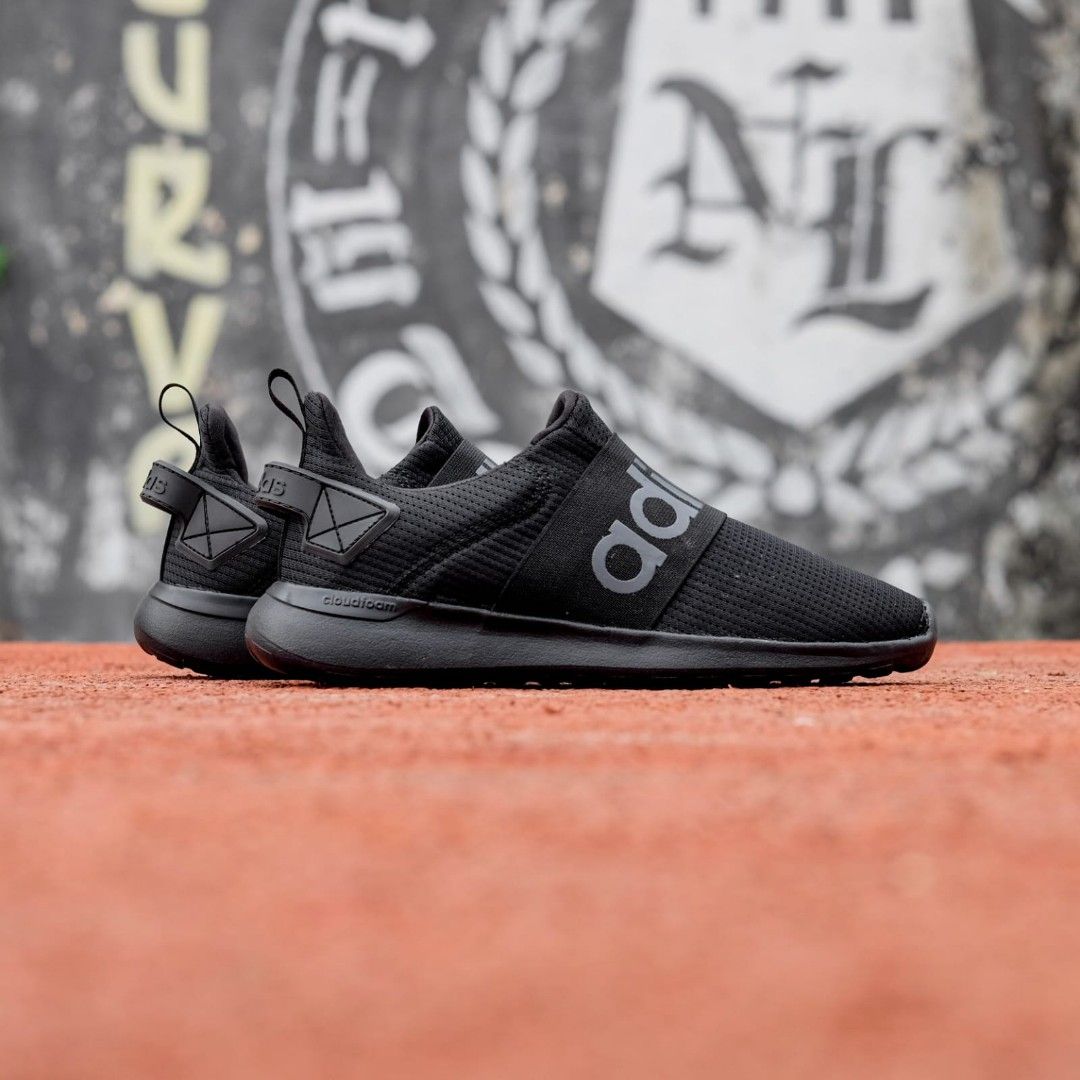 Adidas Cloudfoam Lite Racer Adapt BYD Slip On Triple Black Fesyen Pria Sepatu Sneakers di Carousell