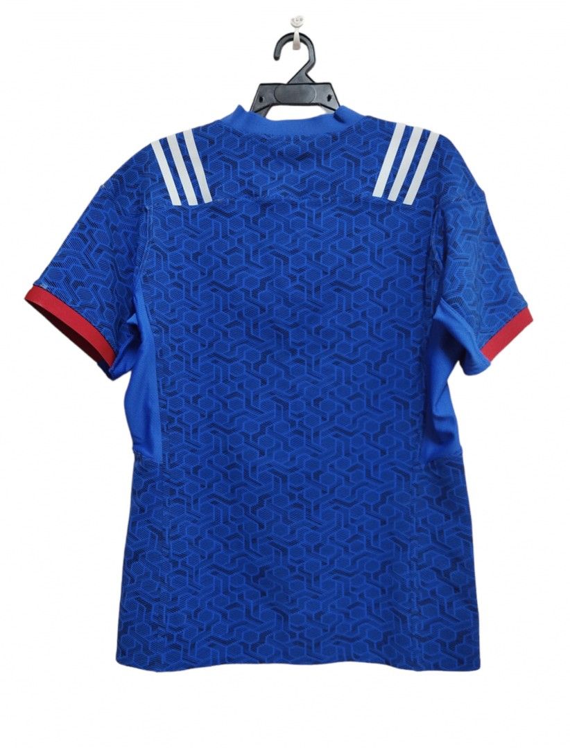 Adidas France Team Home 2018 Rugby Jersey Performance Issue Size 10 Non Canterbury