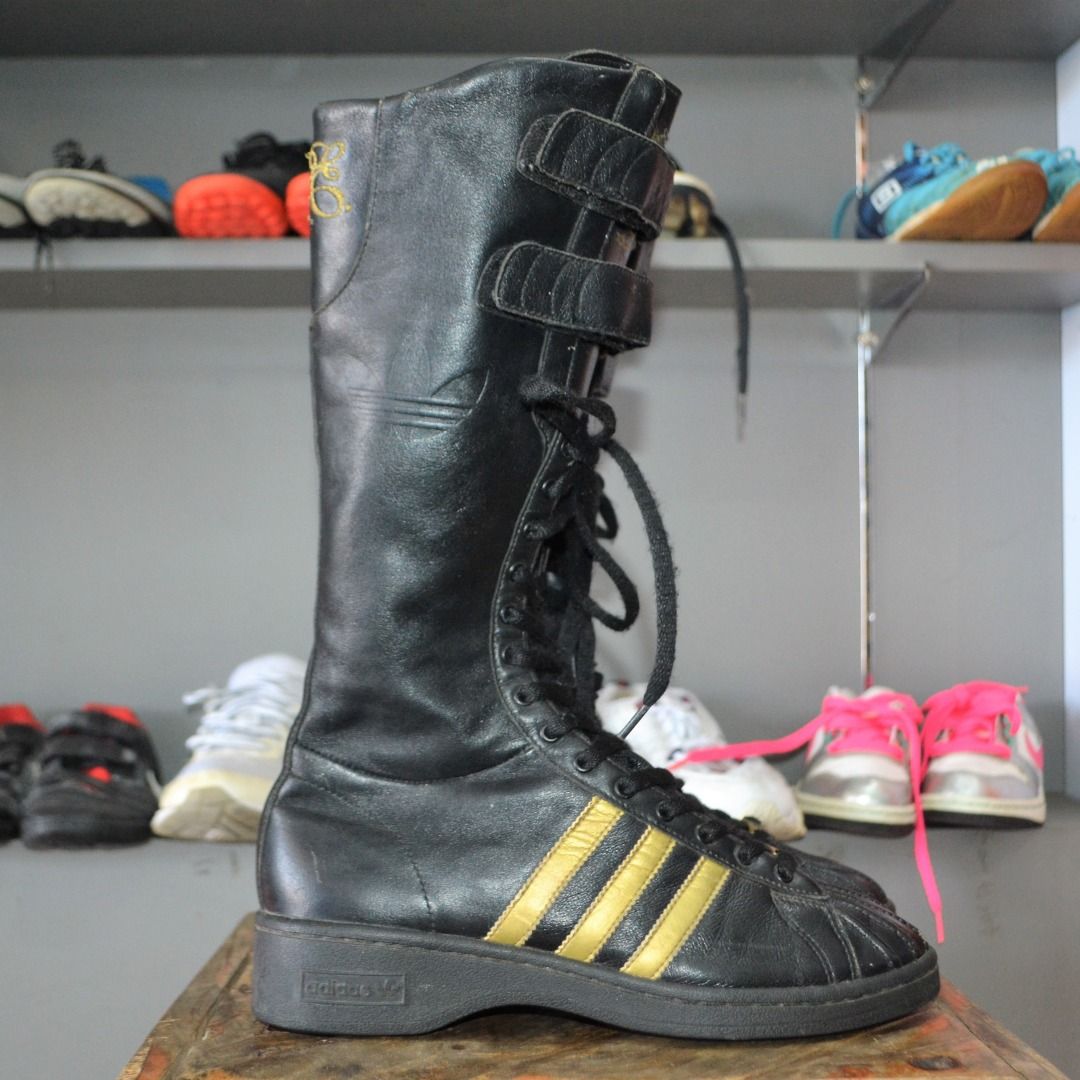 Knee high hot sale adidas shoes