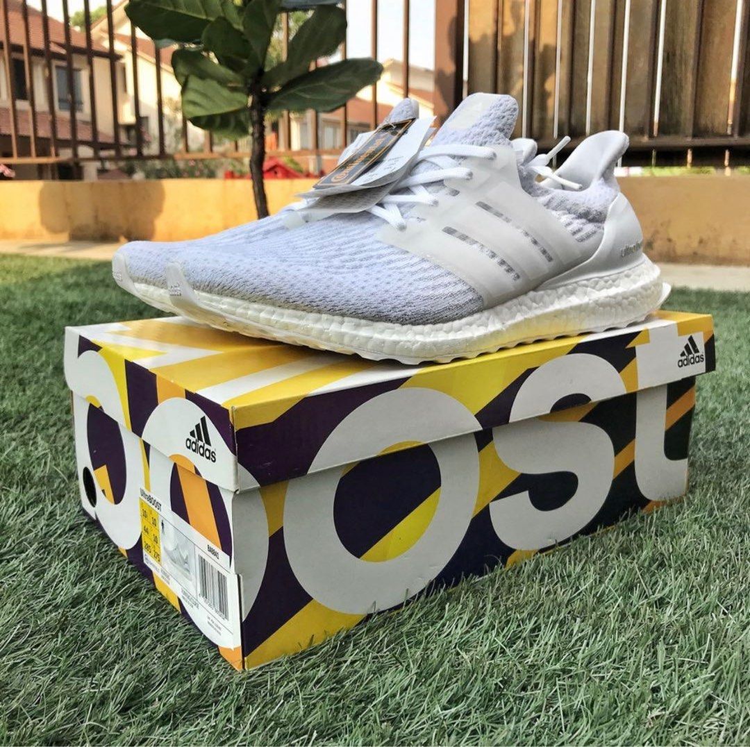Ultra boost 3. triple white mens best sale