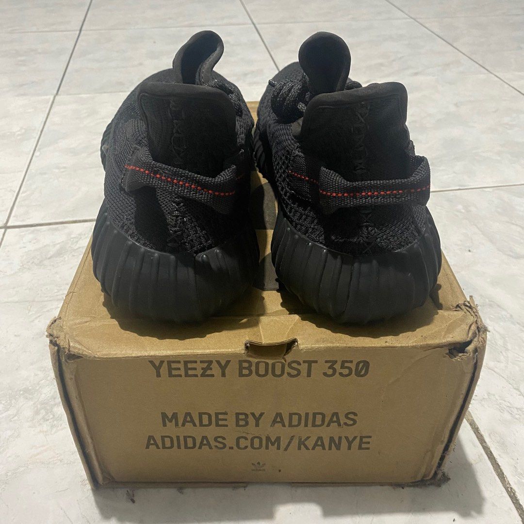 ADIDAS YEEZY 350 BLACK STATIC REFLECTIVE PK GOD MATERIAL ORIGINAL