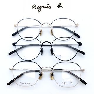 Agnes b specs spectacles glasses titanium